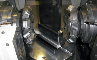 SKH51双头铣加工